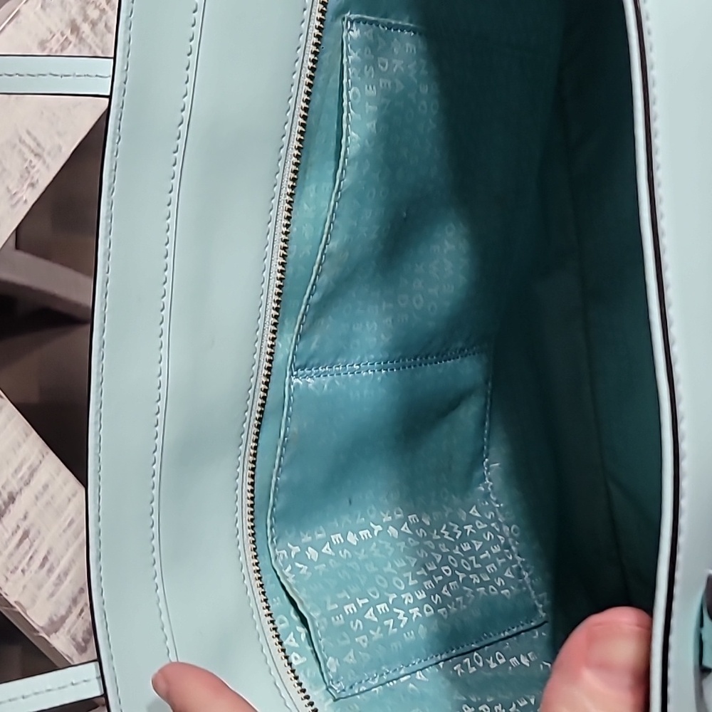 Kate Spade Large Margareta Sawyer Street Tote Baby Blue - Picture 10 of 11
